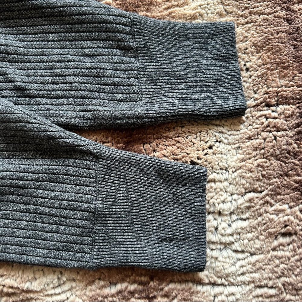 Aritzia Wilfred Free Lolan Sweater Charcoal Grey Wool Blend - Picture 4 of 7